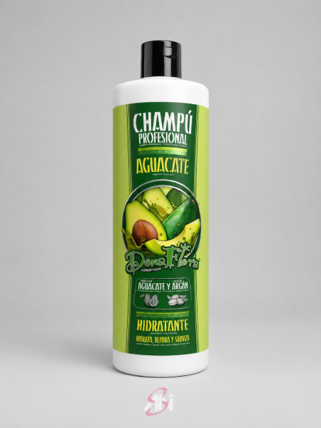 Imagen de Champú Profesional de Aguacate y Argán – Hidratante