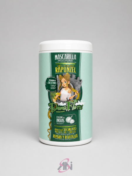 Imagen de Mascarilla Profesional Dona Flora Rapunzel – Línea Crecimiento